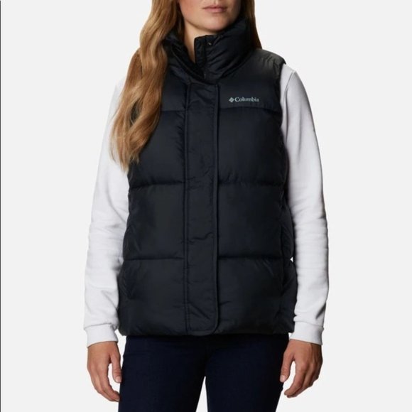 Columbia Jackets & Blazers - Columbia Puffy Pioneer Summit Vest Black
